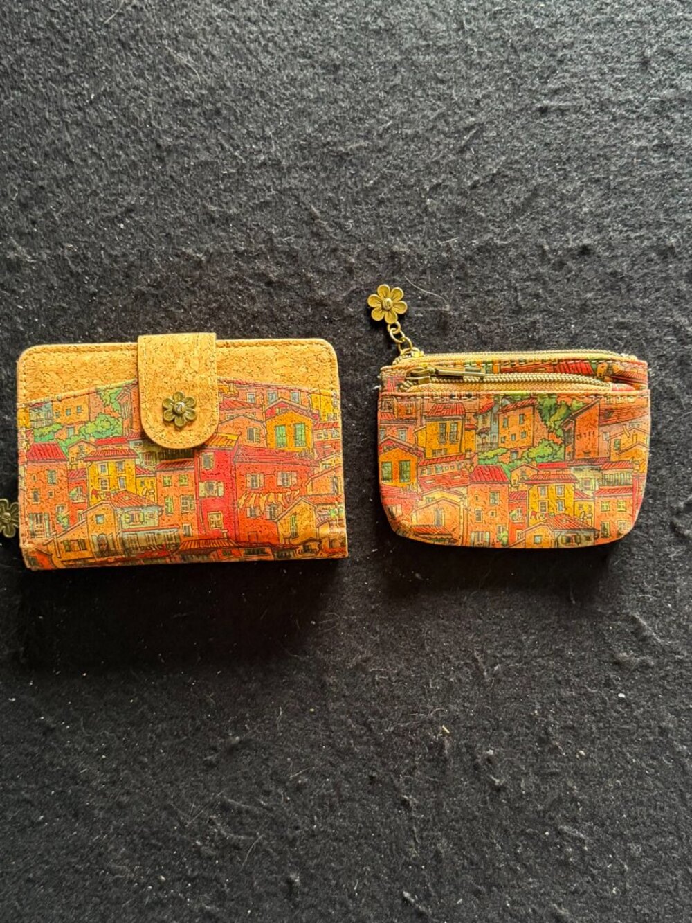2 – Cork ‘Mediterranean’ Print Wallets - Picture 10 of 11